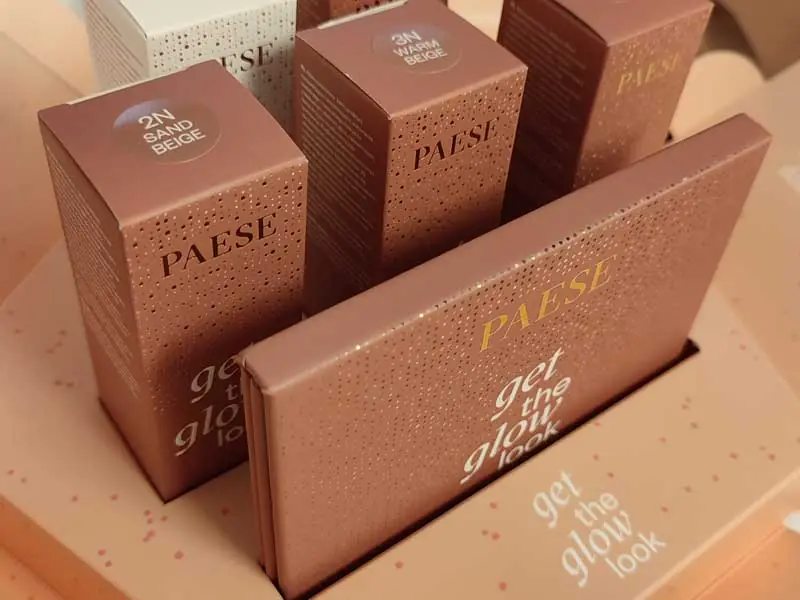 Pudełka Paese Get the Glow Look z boxem-kwiatem